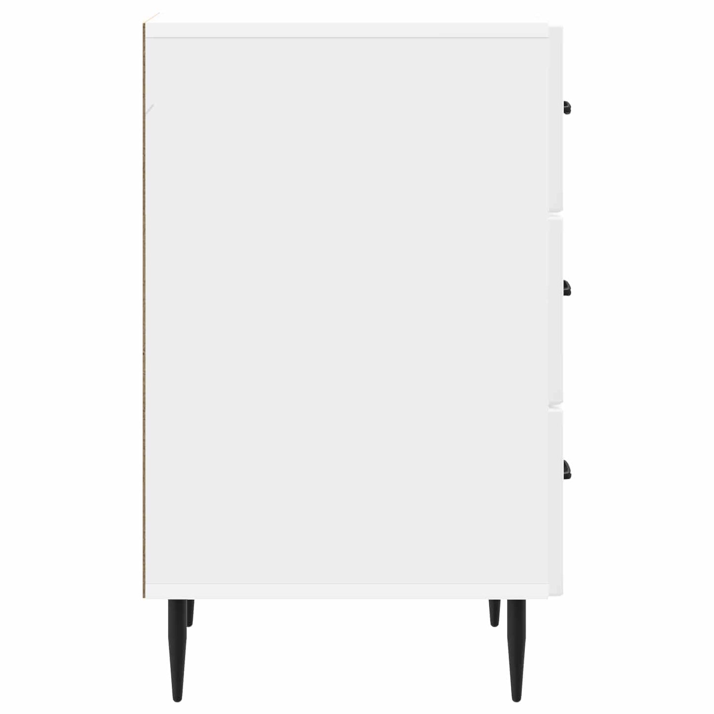 Nattbordskap Høgglans hvit 43 x 41 x 66,5 cm Konstruert tre