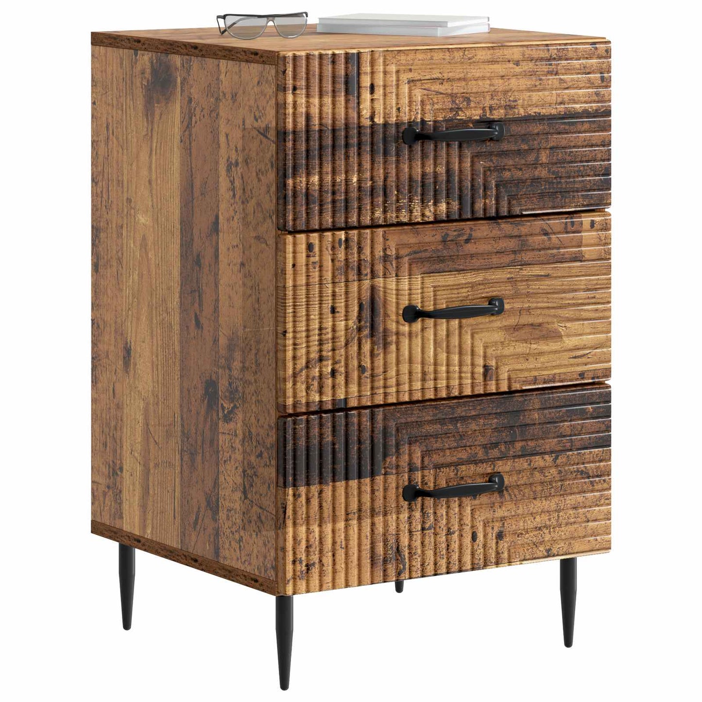 Nattbordskap Gammelt tre 43 x 41 x 66,5 cm Konstruert tre