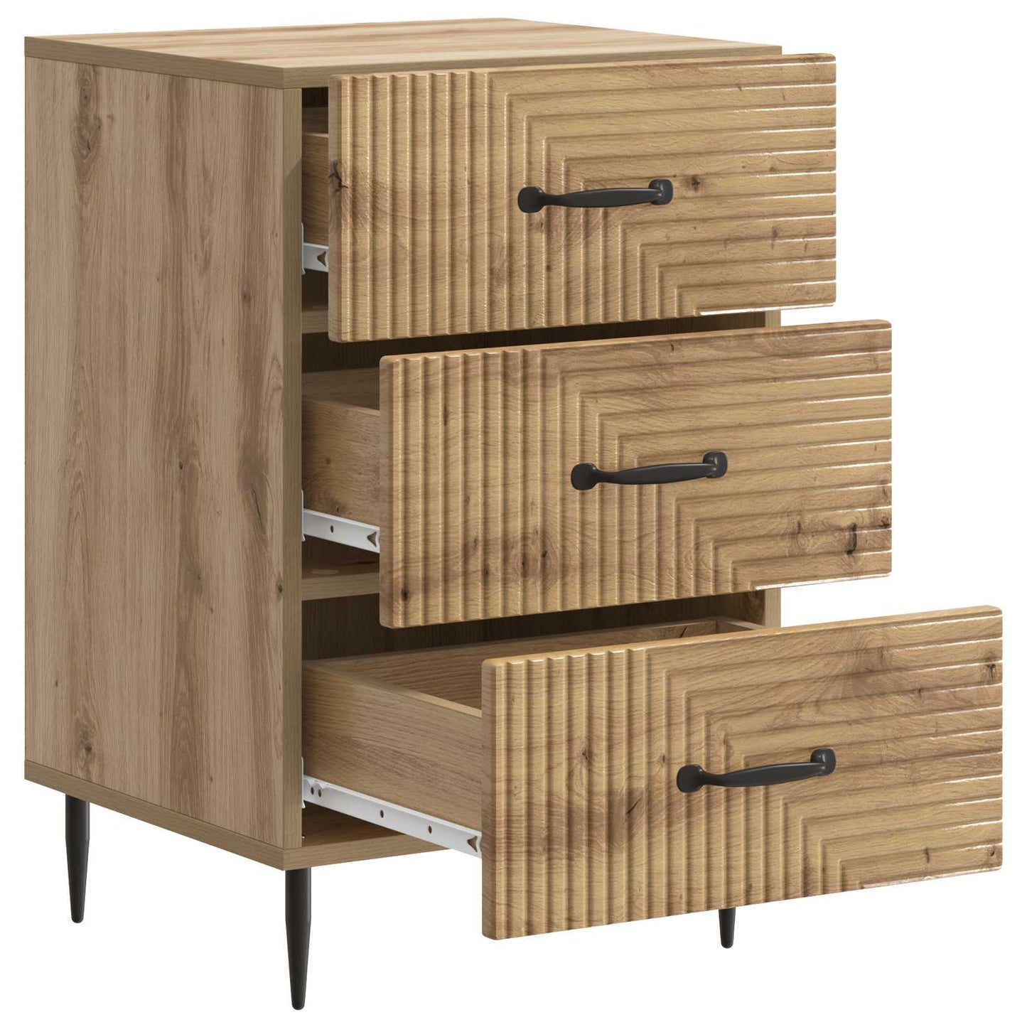 Nattbordskap Artisan eik 43 x 41 x 66,5 cm Konstruert tre