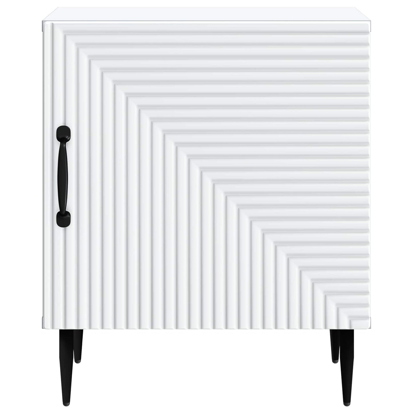 Nattbordskap Hvit 43 x 34,5 x 50 cm Konstruert tre