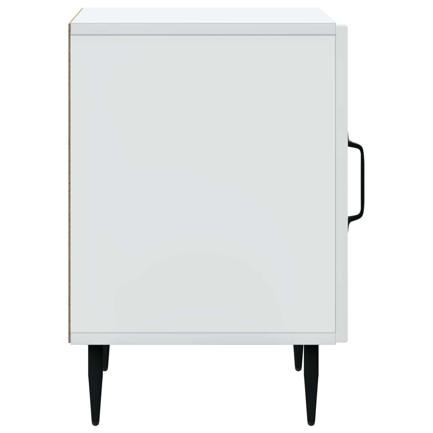 Nattbordskap Hvit 43 x 34,5 x 50 cm Konstruert tre