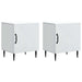 Nattbordskap 2 pcs Hvit 43 x 34,5 x 50 cm Konstruert tre