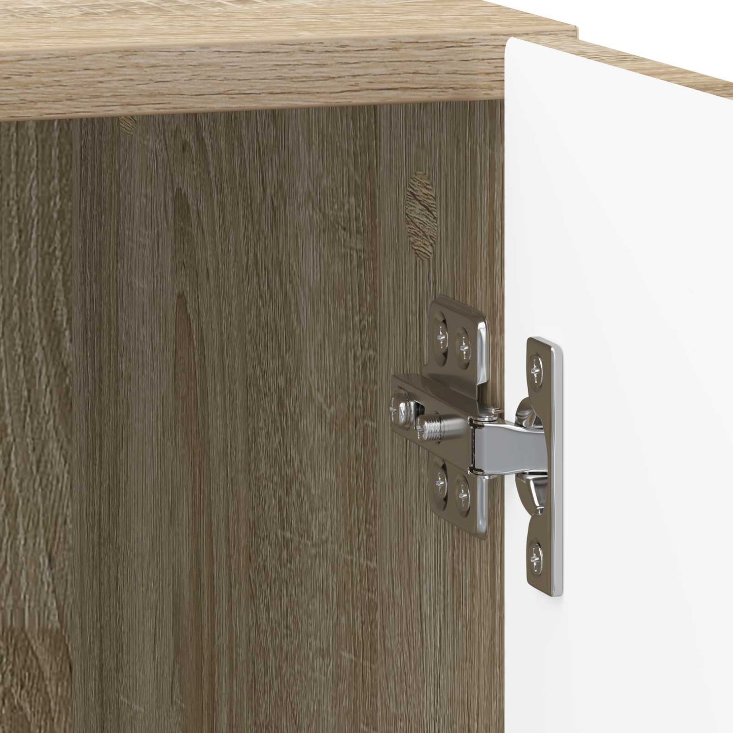 Nattbordskap 2 pcs Sonoma eik 43 x 34,5 x 50 cm Konstruert tre