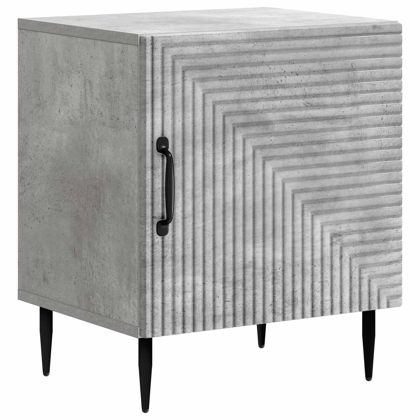 Nattbordskap Betonggrå 43 x 34,5 x 50 cm Konstruert tre
