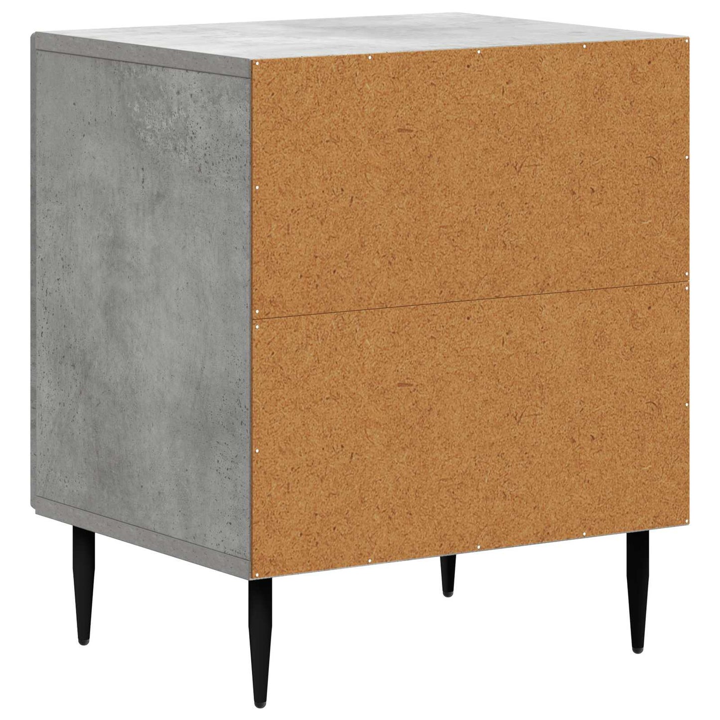 Nattbordskap Betonggrå 43 x 34,5 x 50 cm Konstruert tre