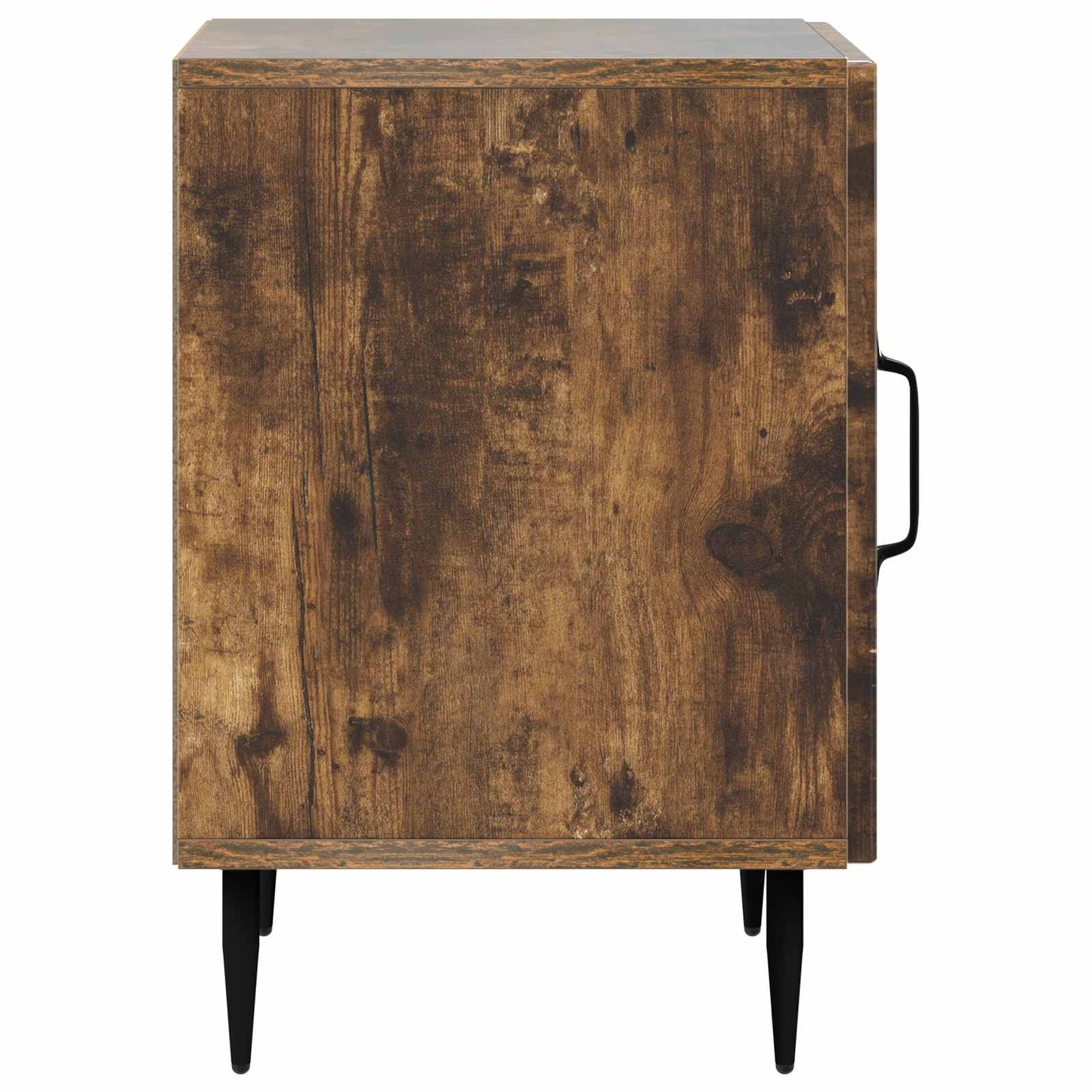 Nattbordskap 2 pcs Røkt Eik 43 x 34,5 x 50 cm Konstruert tre