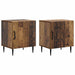 Nattbordskap 2 pcs Gammelt tre 43 x 34,5 x 50 cm Konstruert tre