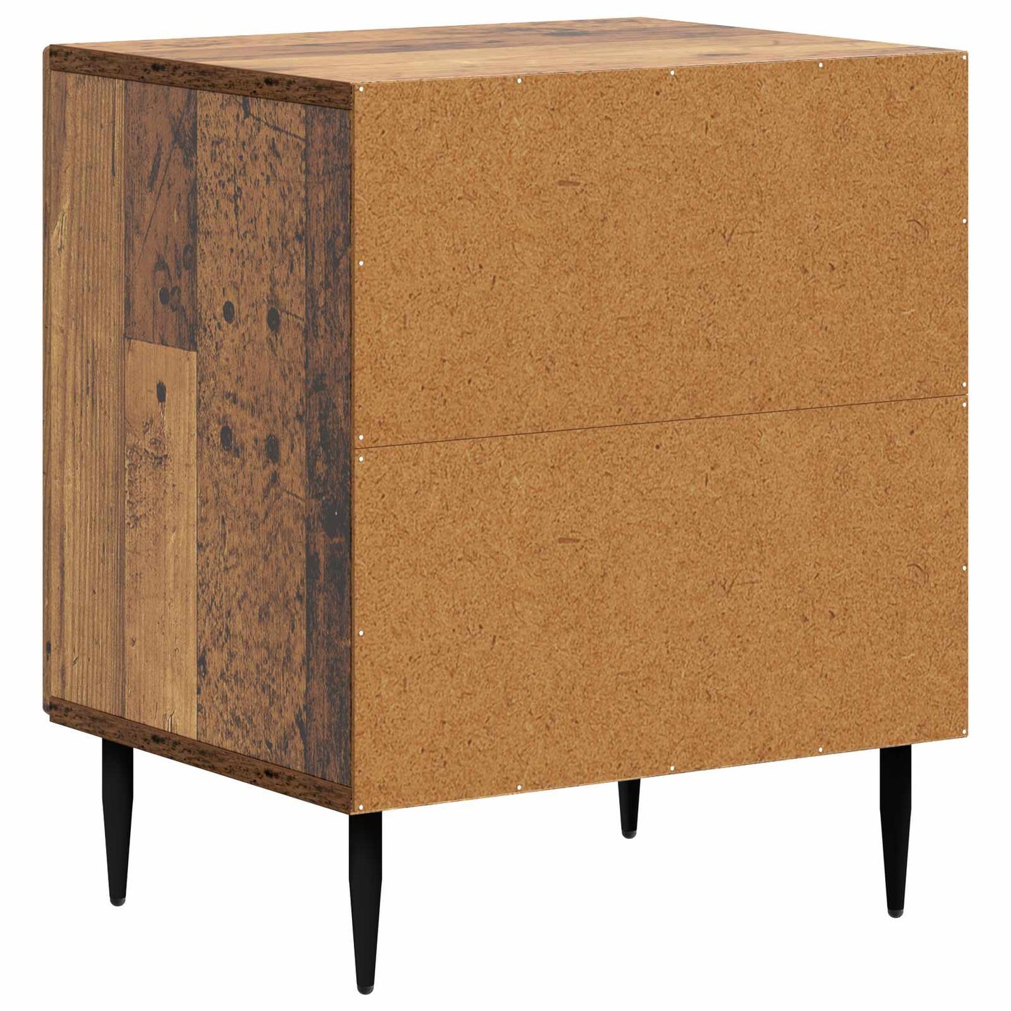 Nattbordskap 2 pcs Gammelt tre 43 x 34,5 x 50 cm Konstruert tre