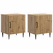 Nattbordskap 2 pcs Artisan eik 43 x 34,5 x 50 cm Konstruert tre