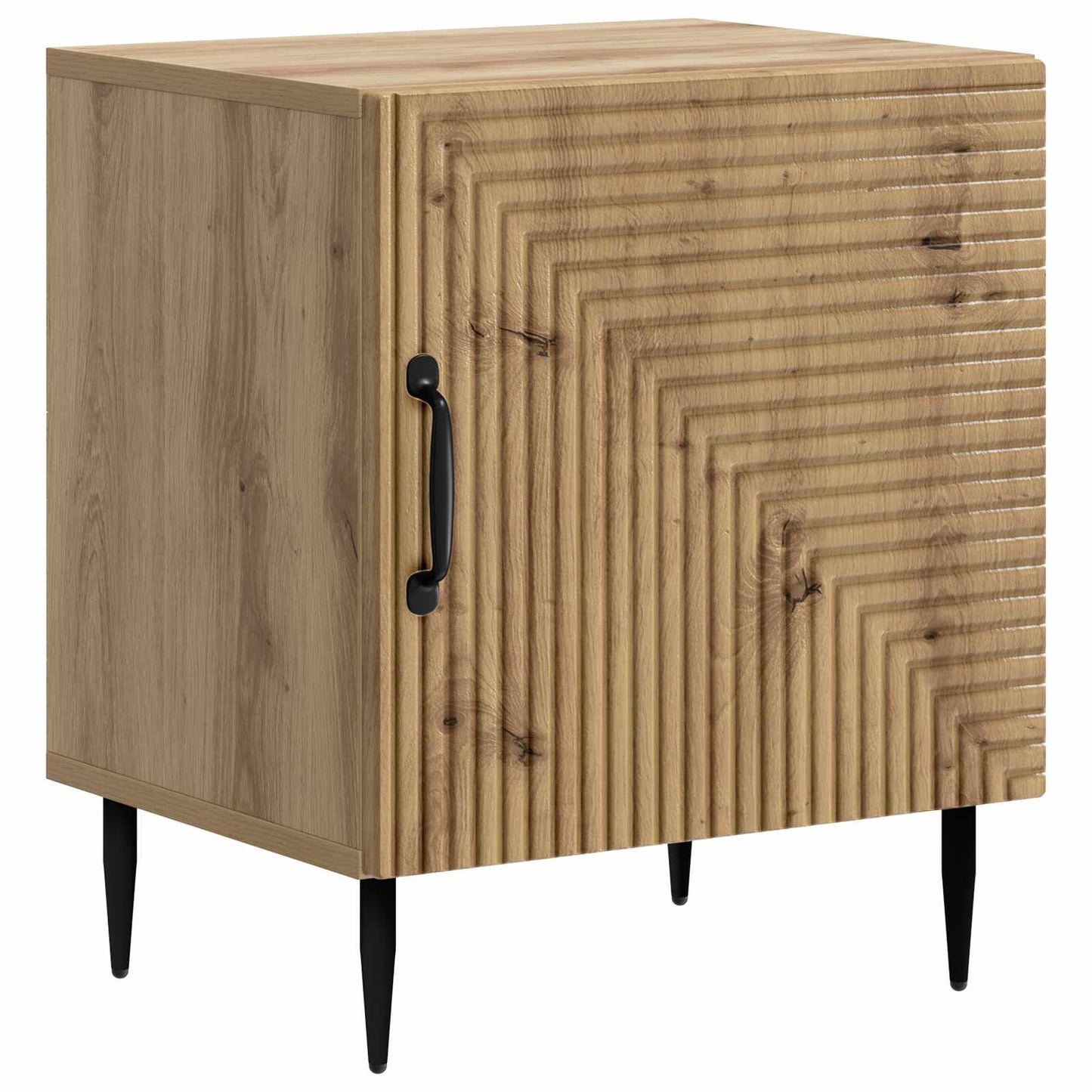 Nattbordskap 2 pcs Artisan eik 43 x 34,5 x 50 cm Konstruert tre