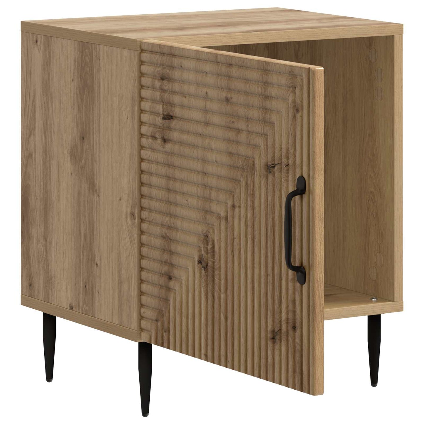 Nattbordskap 2 pcs Artisan eik 43 x 34,5 x 50 cm Konstruert tre