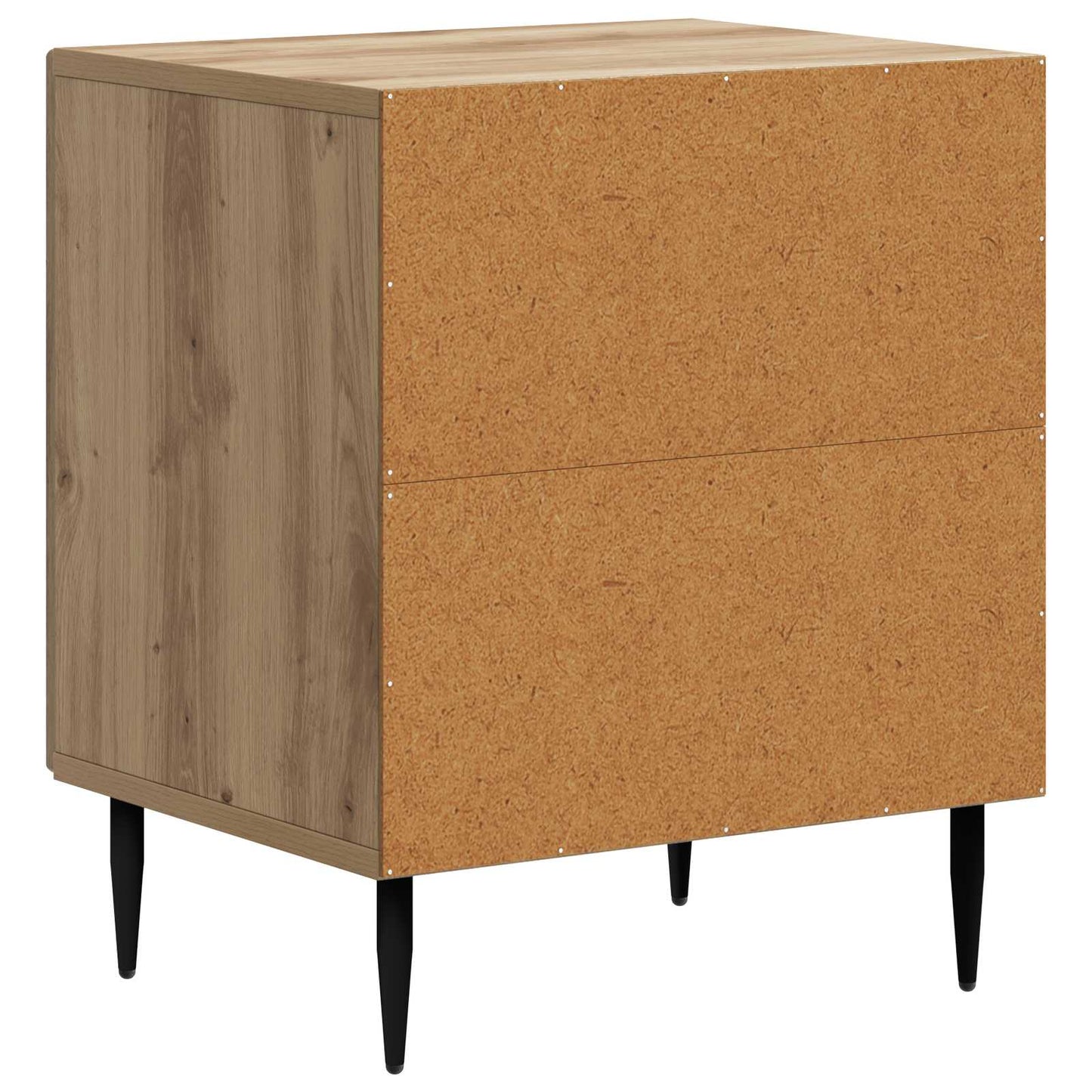 Nattbordskap 2 pcs Artisan eik 43 x 34,5 x 50 cm Konstruert tre