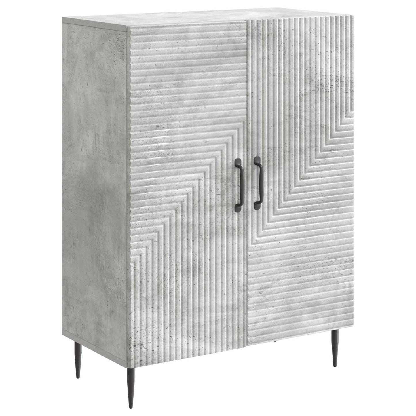 Serviesskap Betonggrå 66 x 34,5 x 89,5 cm Konstruert tre