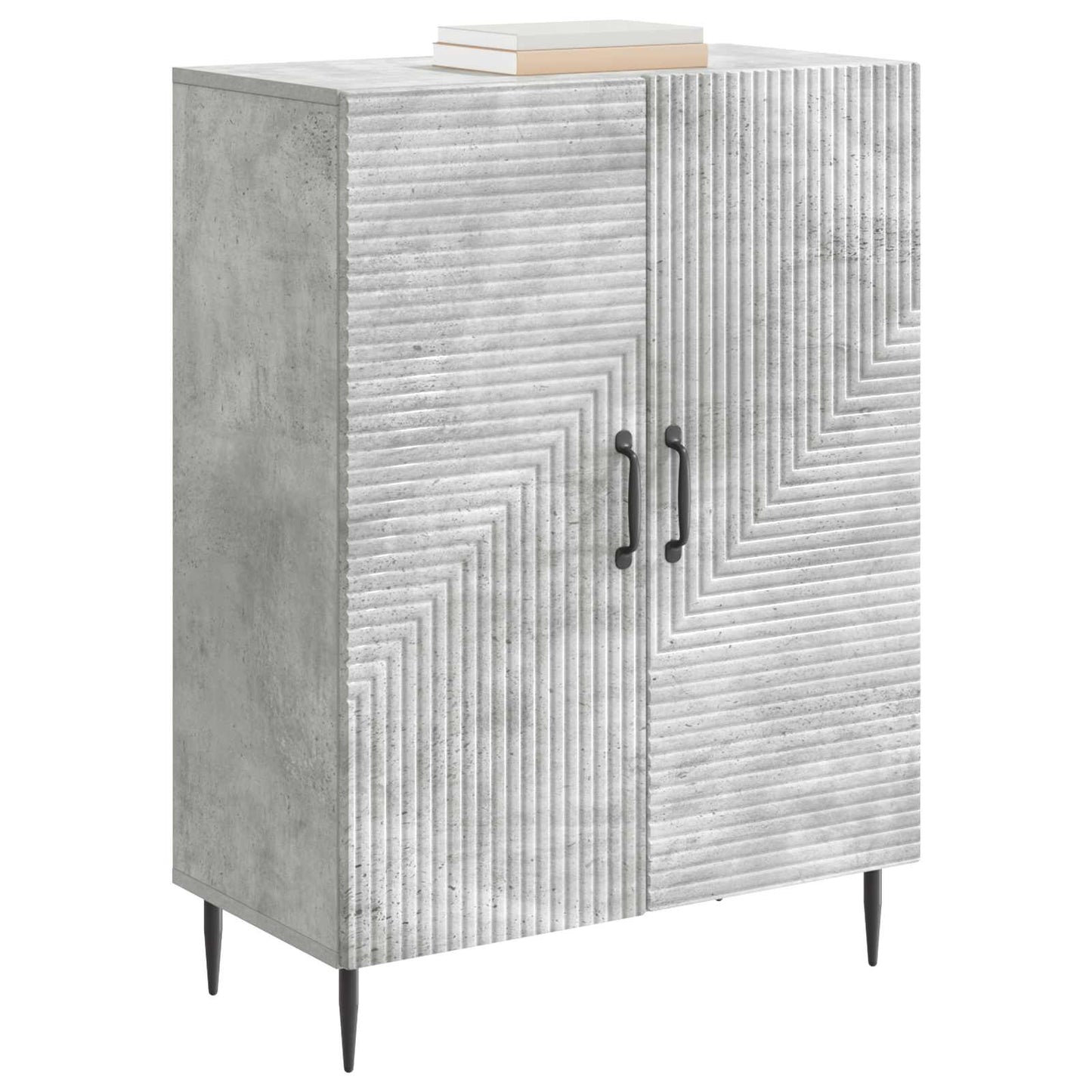 Serviesskap Betonggrå 66 x 34,5 x 89,5 cm Konstruert tre