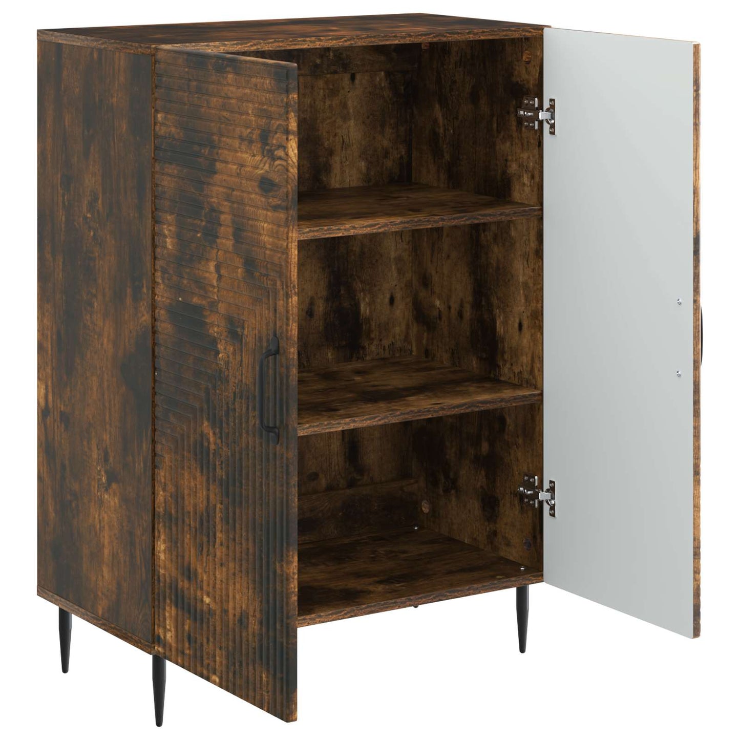 Serviesskap Røkt Eik 66 x 34,5 x 89,5 cm Konstruert tre