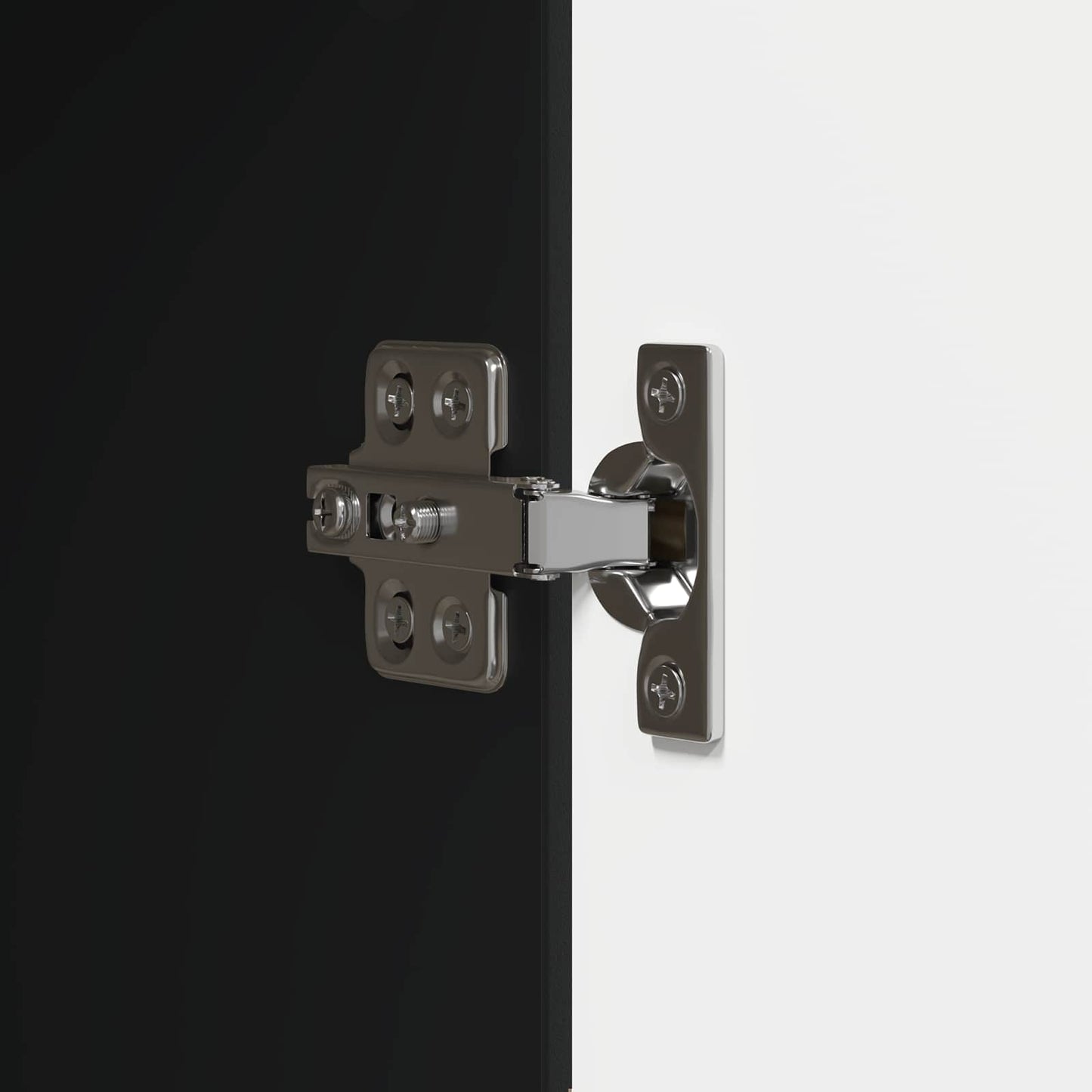 Serviesskap Svart 33 x 34,5 x 89,5 cm Konstruert tre