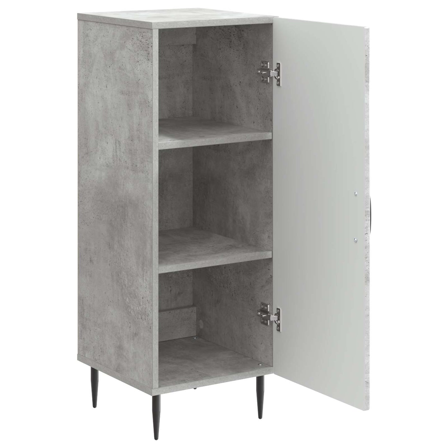 Serviesskap Betonggrå 33 x 34,5 x 89,5 cm Konstruert tre