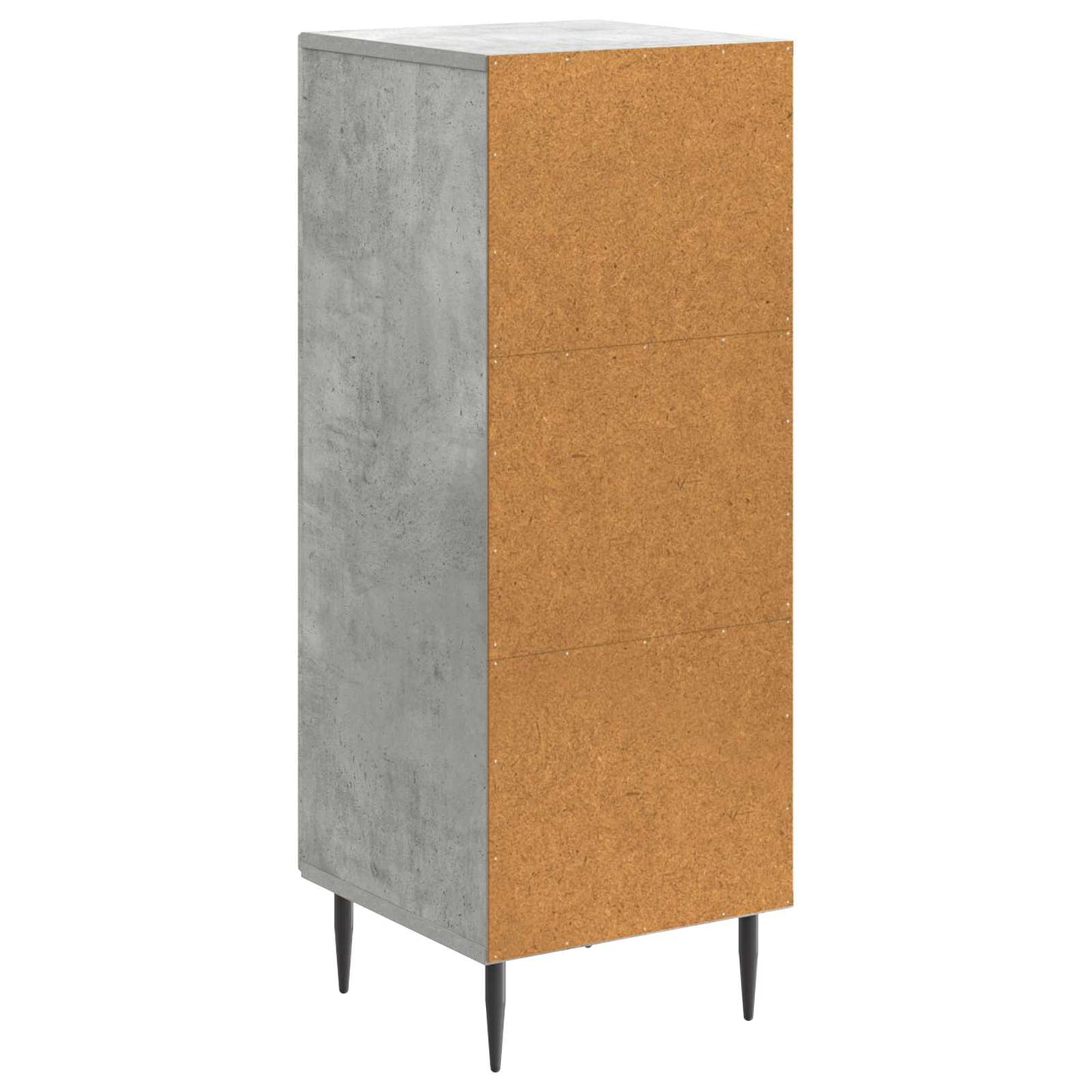Serviesskap Betonggrå 33 x 34,5 x 89,5 cm Konstruert tre