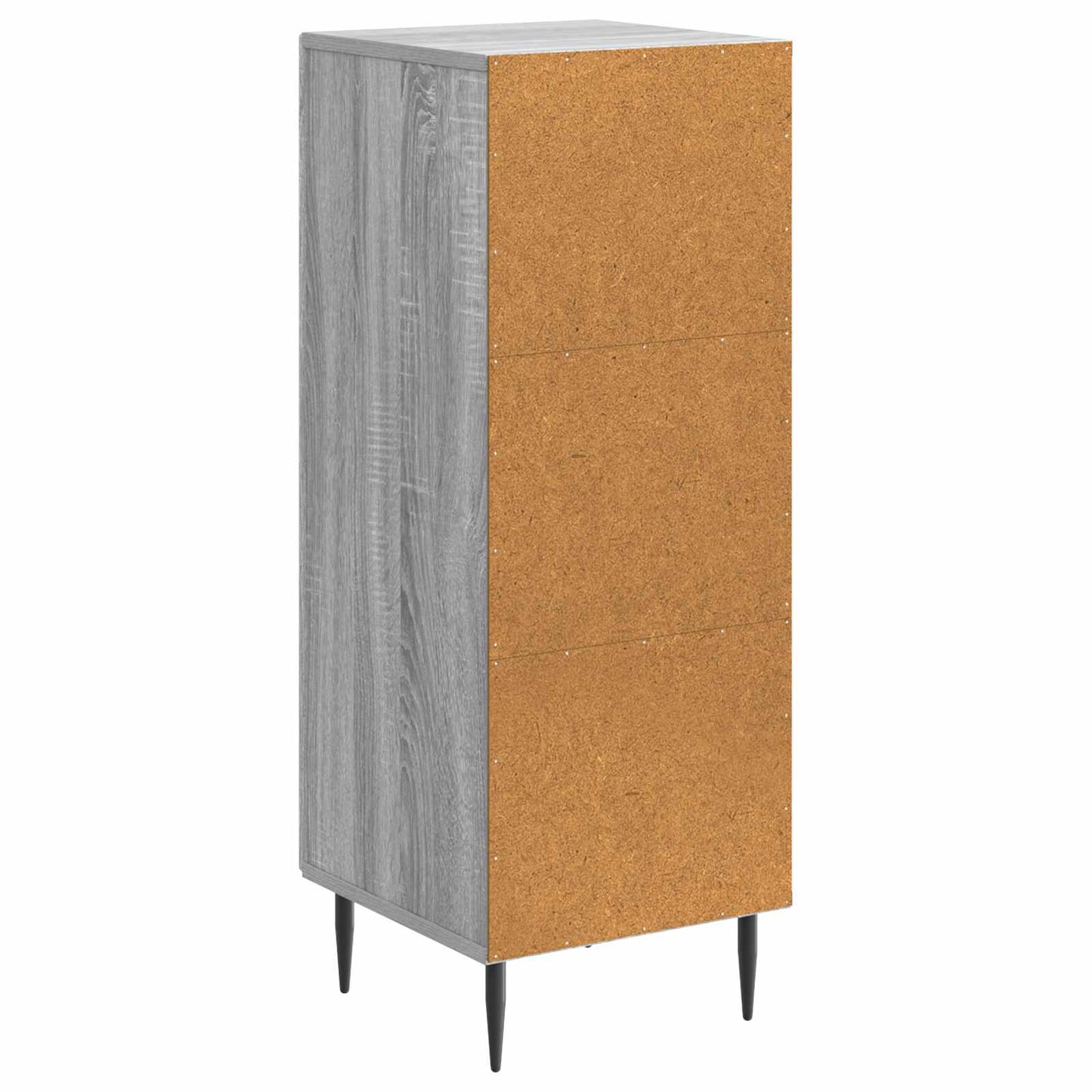 Serviesskap Grå sonoma 33 x 34,5 x 89,5 cm Konstruert tre