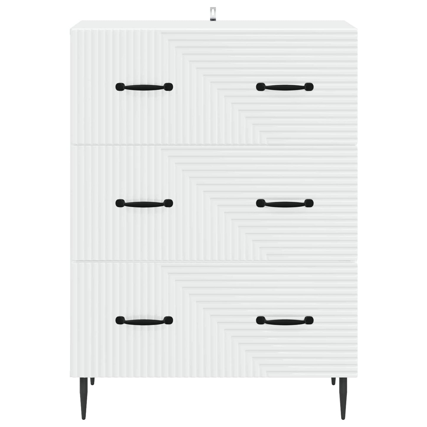 Skuffeskap Hvit 66 x 34,5 x 89,5 cm Konstruert tre