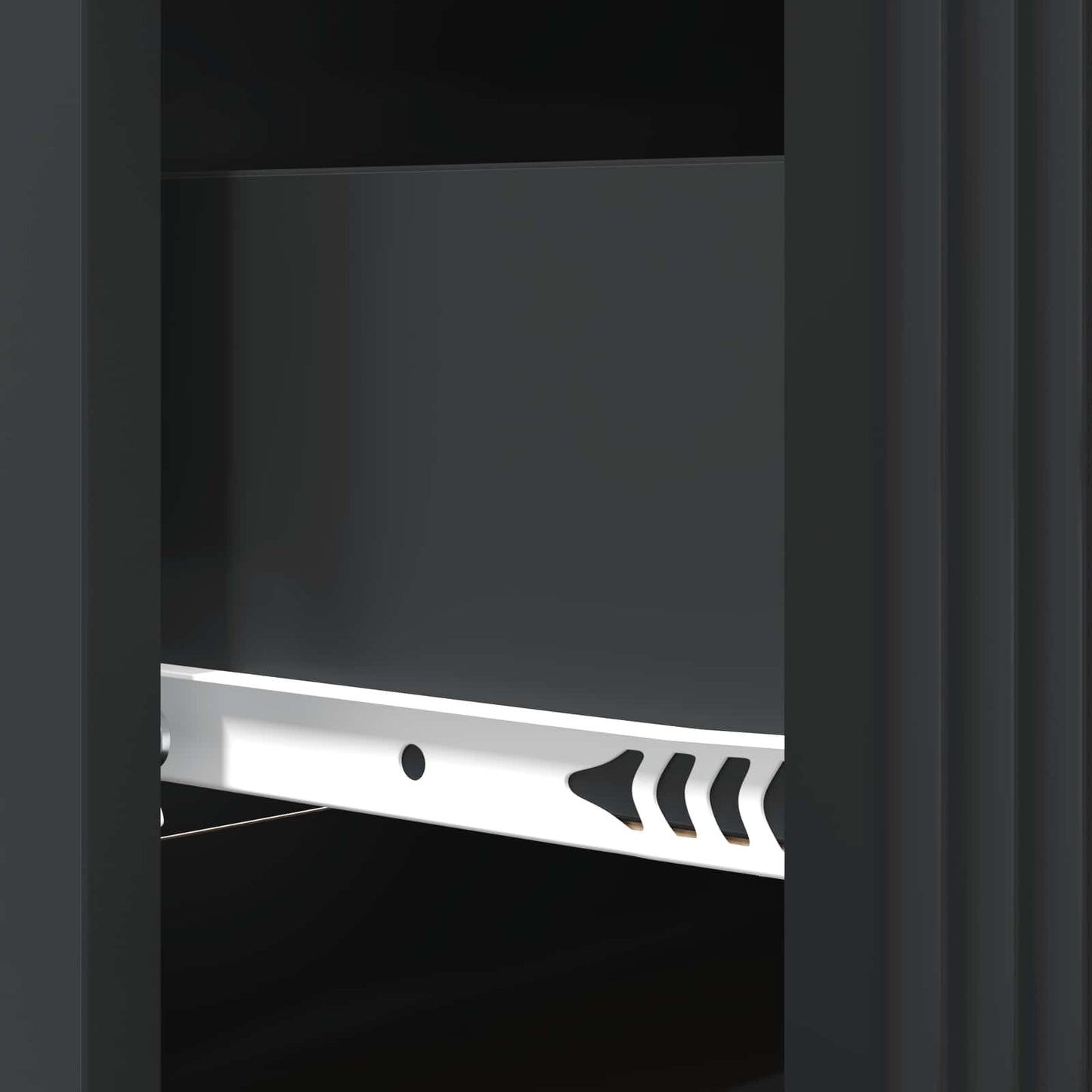 Skuffeskap Svart 66 x 34,5 x 89,5 cm Konstruert tre