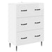 Skuffeskap Høgglans hvit 66 x 34,5 x 89,5 cm Konstruert tre