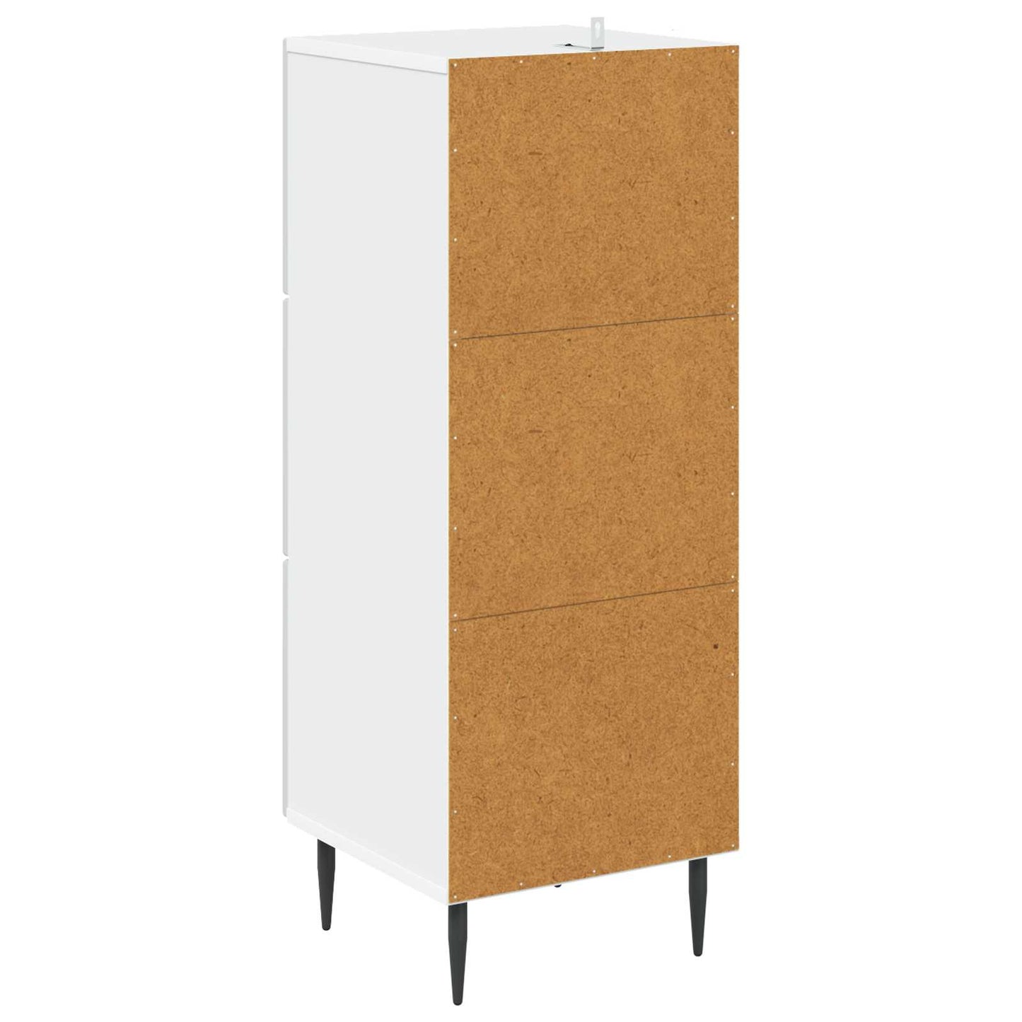 Skuffeskap Hvit 33 x 34,5 x 89,5 cm Konstruert tre