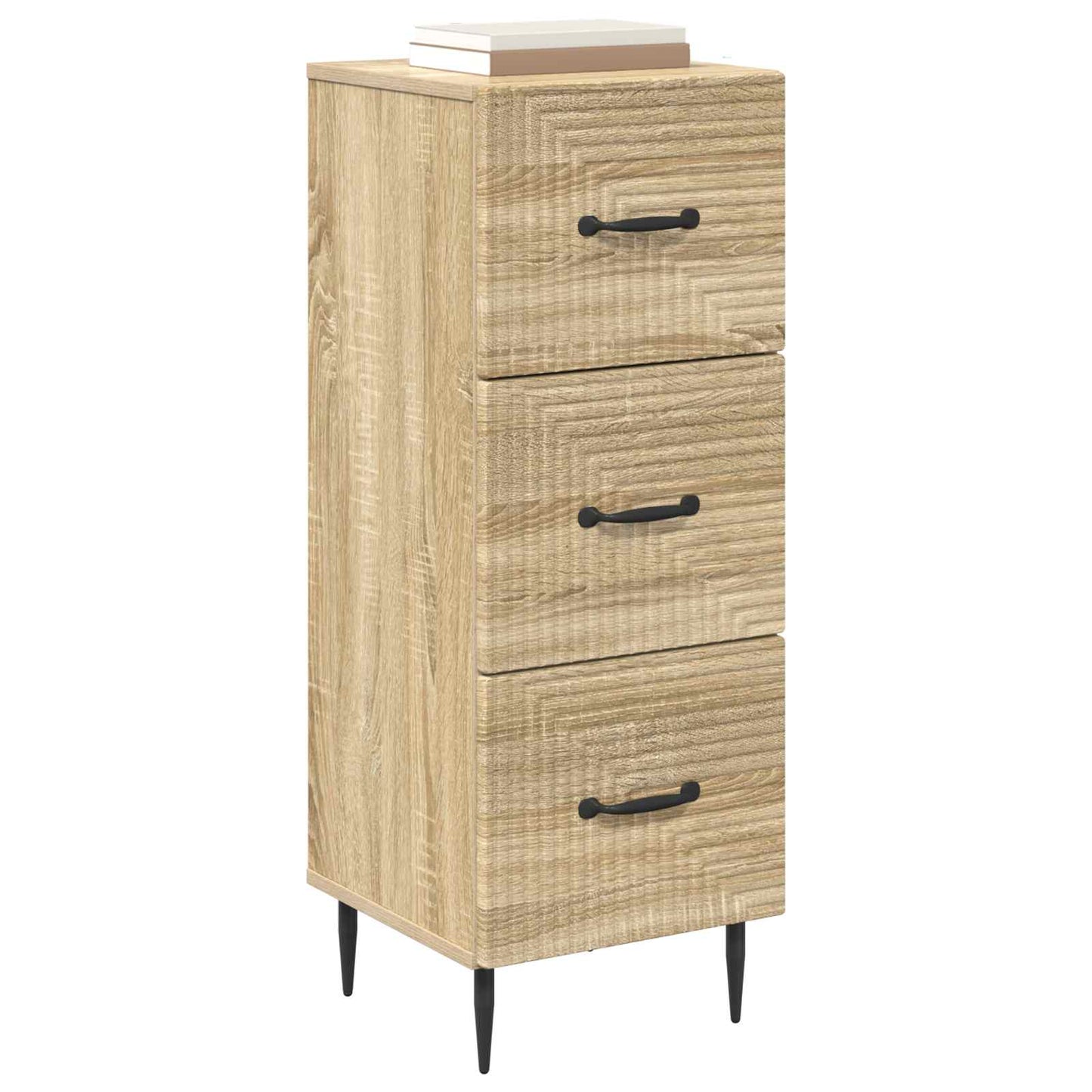 Skuffeskap Sonoma eik 33 x 34,5 x 89,5 cm Konstruert tre