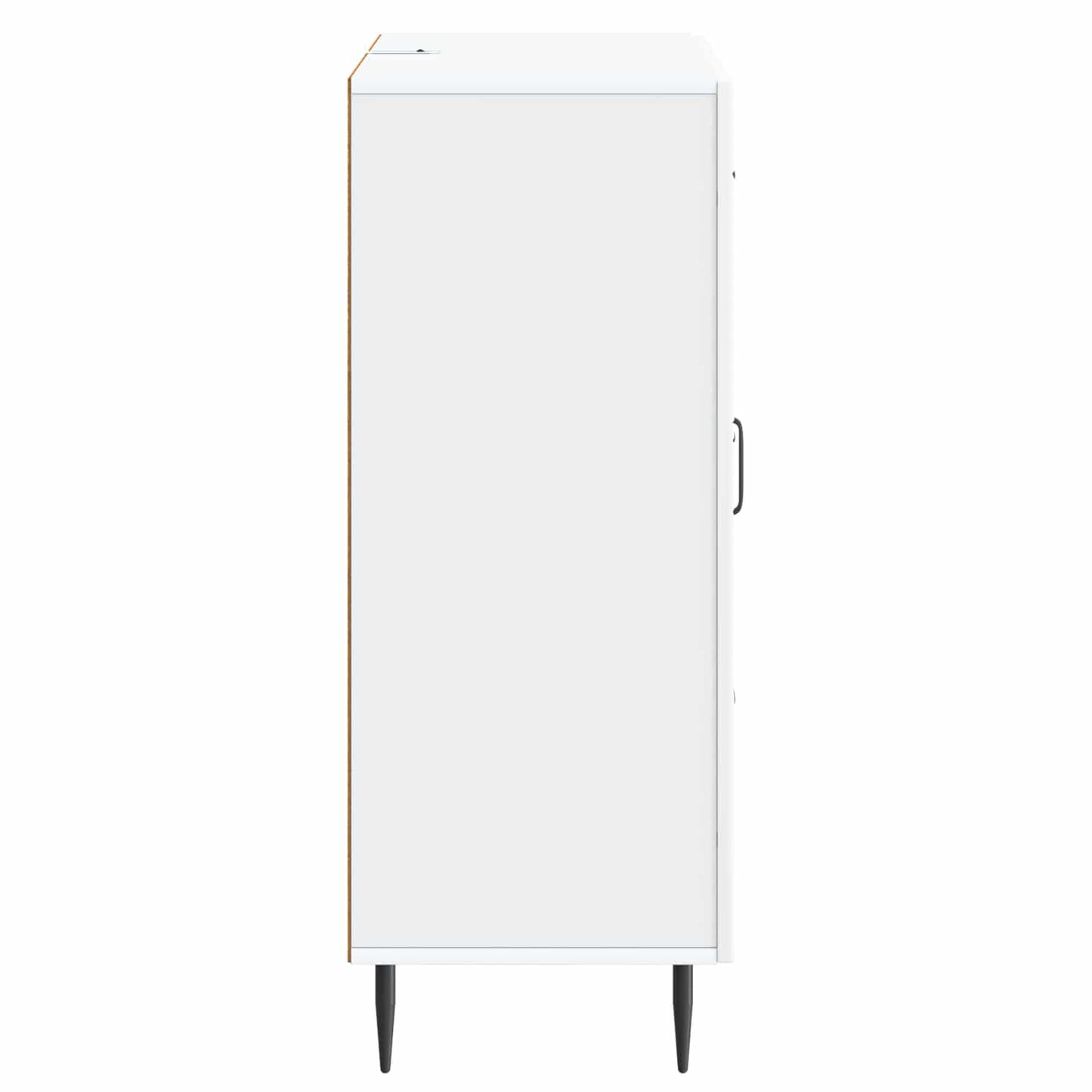 Serviesskap med skuff Hvit 66 x 34,5 x 89,5 cm Konstruert tre