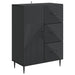 Serviesskap med skuff Svart 66 x 34,5 x 89,5 cm Konstruert tre