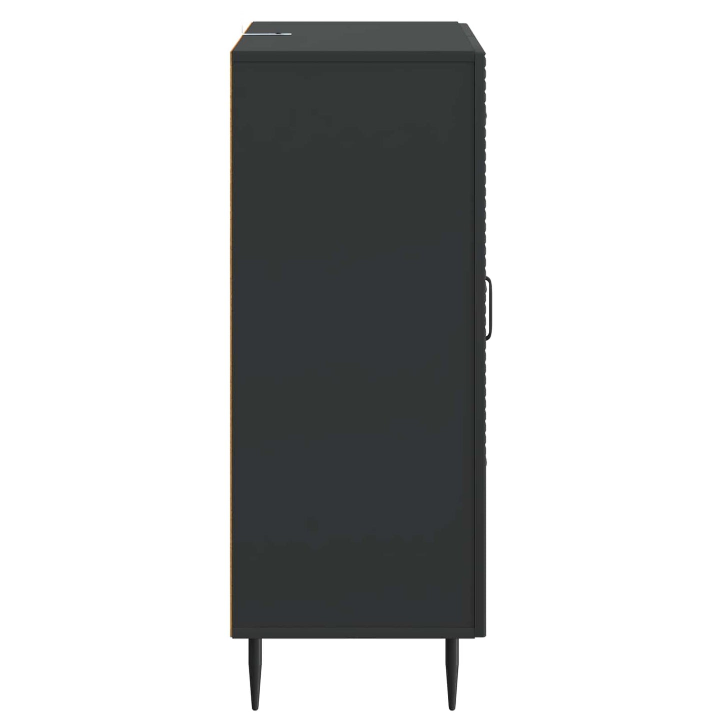 Serviesskap med skuff Svart 66 x 34,5 x 89,5 cm Konstruert tre