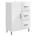 Serviesskap Høgglans hvit 66 x 34,5 x 89,5 cm Konstruert tre