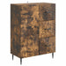 Serviesskap Røkt Eik 66 x 34,5 x 89,5 cm Konstruert tre