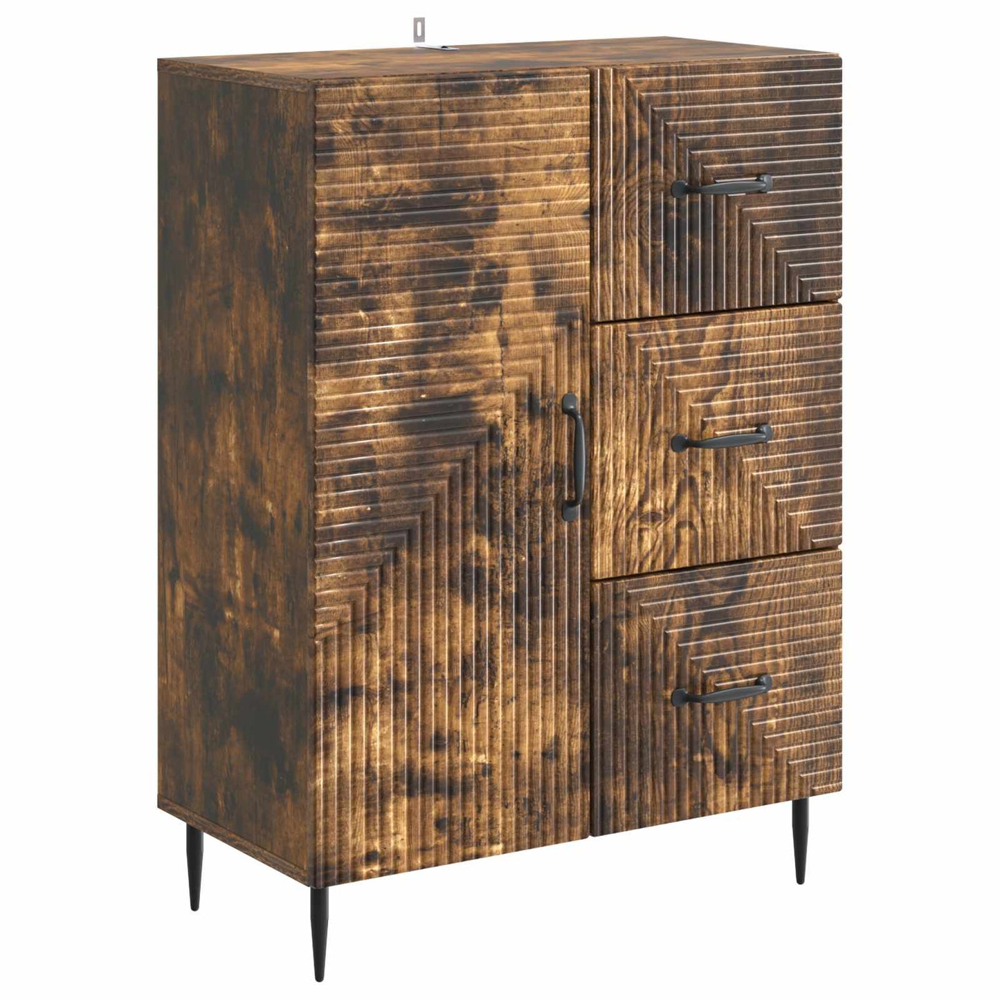 Serviesskap Røkt Eik 66 x 34,5 x 89,5 cm Konstruert tre