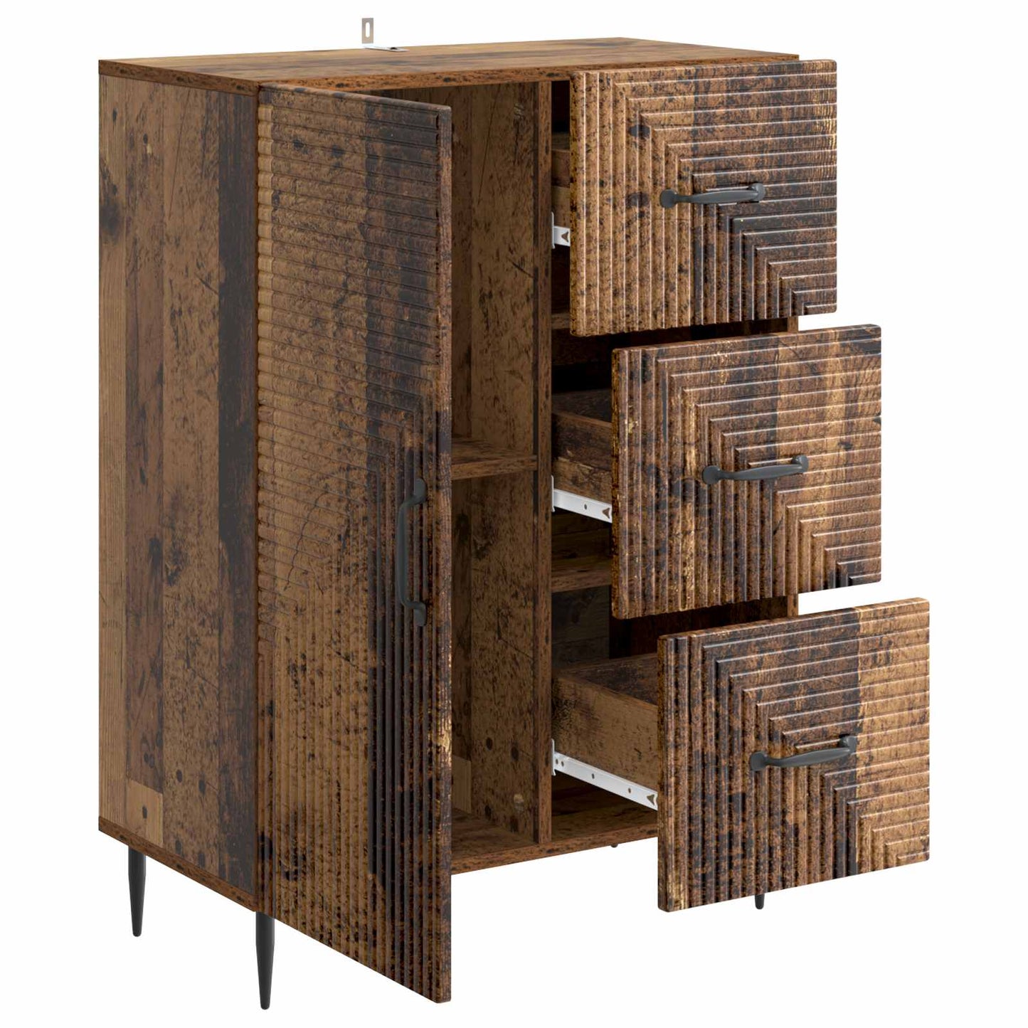 Serviesskap Gammelt tre 66 x 34,5 x 89,5 cm Konstruert tre
