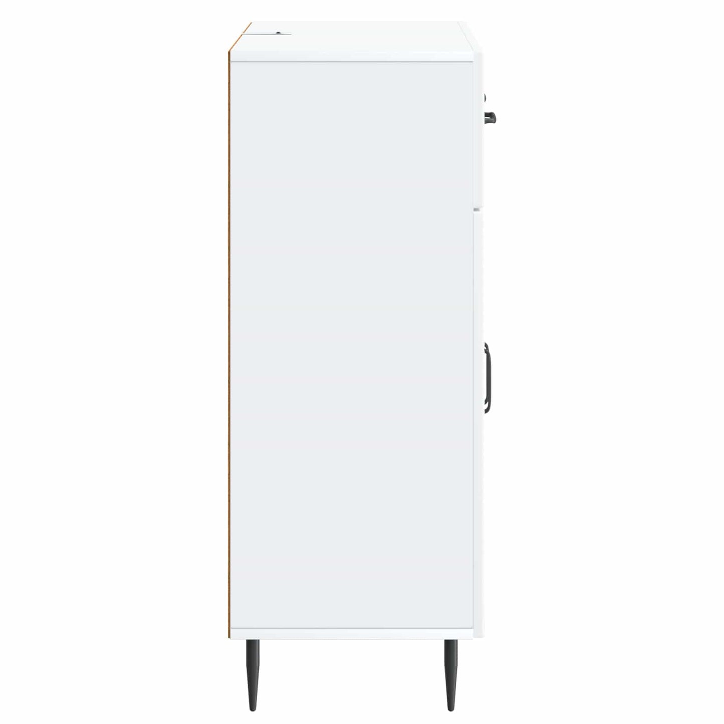 Serviesskap med skuff Hvit 66 x 34,5 x 89,5 cm Konstruert tre