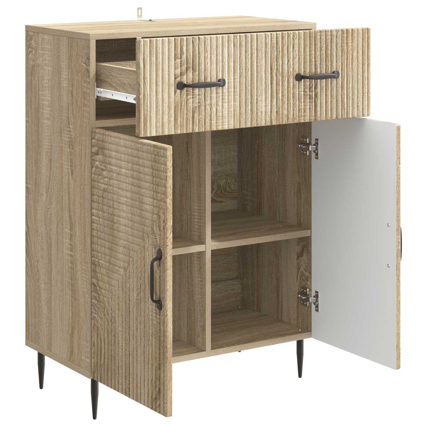 Serviesskap Sonoma eik 66 x 34,5 x 89,5 cm Konstruert tre