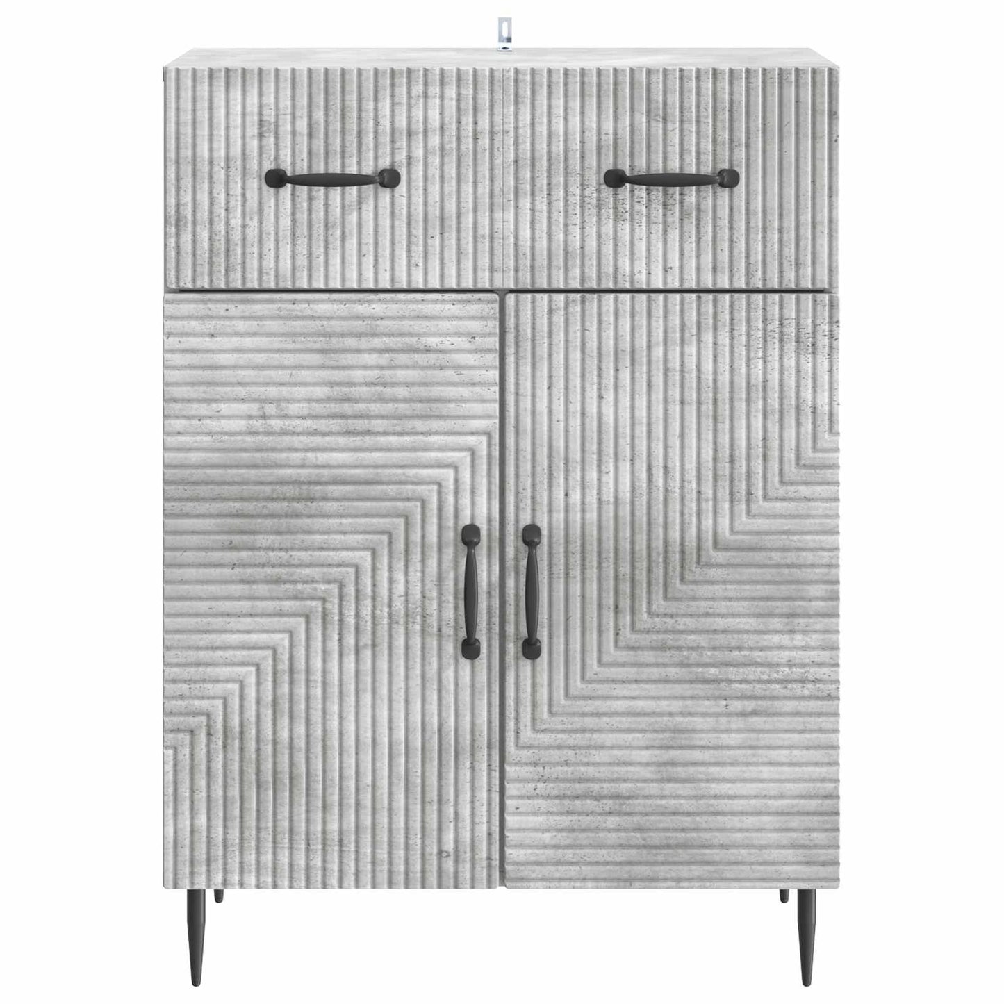 Serviesskap Betonggrå 66 x 34,5 x 89,5 cm Konstruert tre