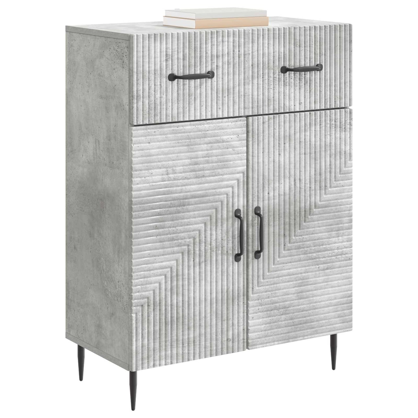 Serviesskap Betonggrå 66 x 34,5 x 89,5 cm Konstruert tre