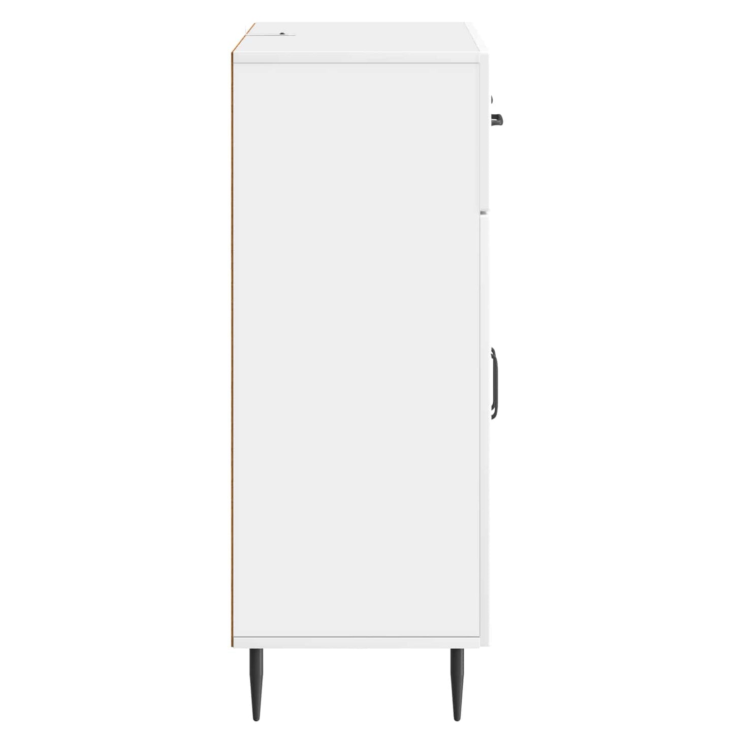 Serviesskap Høgglans hvit 66 x 34,5 x 89,5 cm Konstruert tre