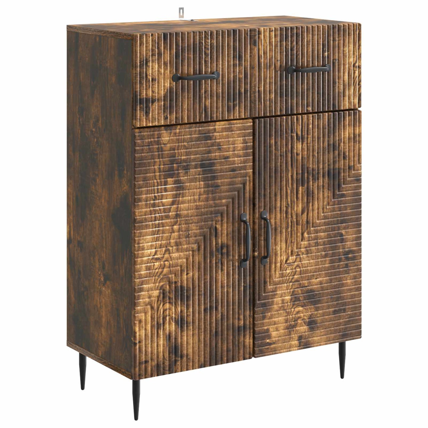 Serviesskap Røkt Eik 66 x 34,5 x 89,5 cm Konstruert tre
