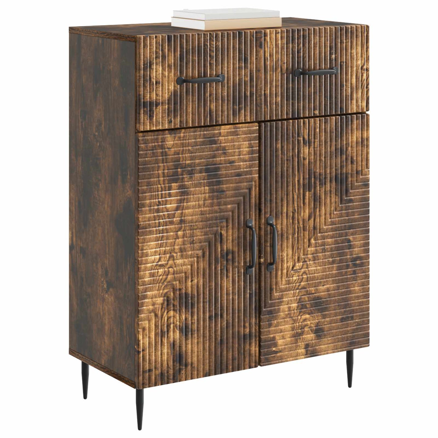 Serviesskap Røkt Eik 66 x 34,5 x 89,5 cm Konstruert tre