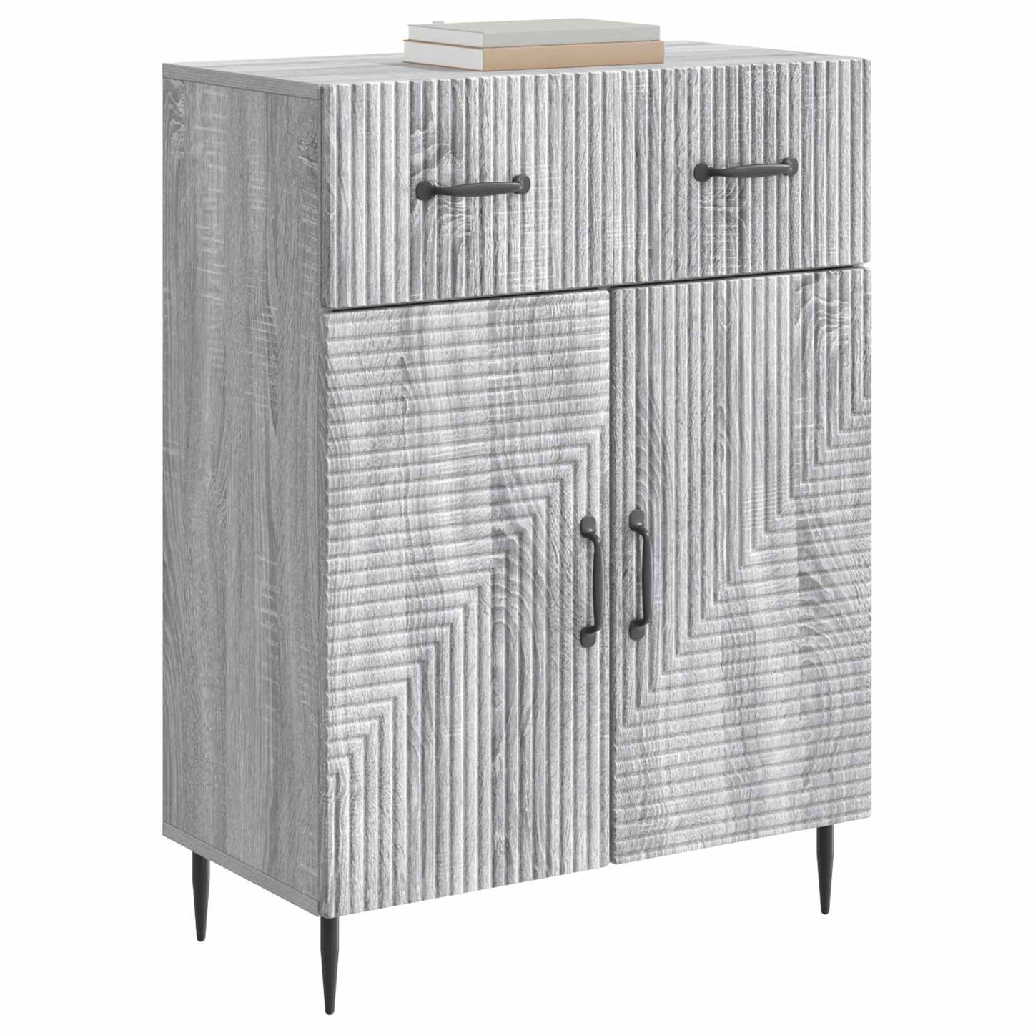 Serviesskap Grå sonoma 66 x 34,5 x 89,5 cm Konstruert tre