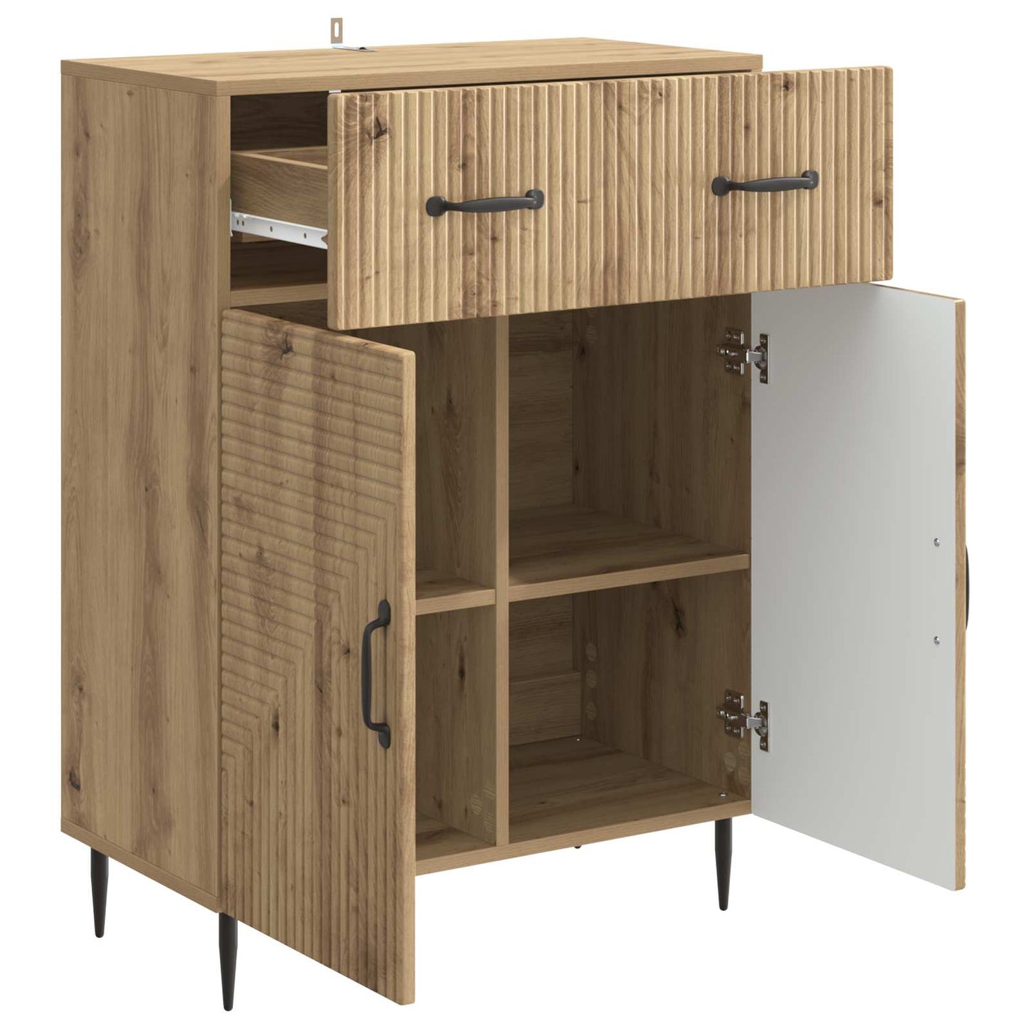 Serviesskap Artisan eik 66 x 34,5 x 89,5 cm Konstruert tre