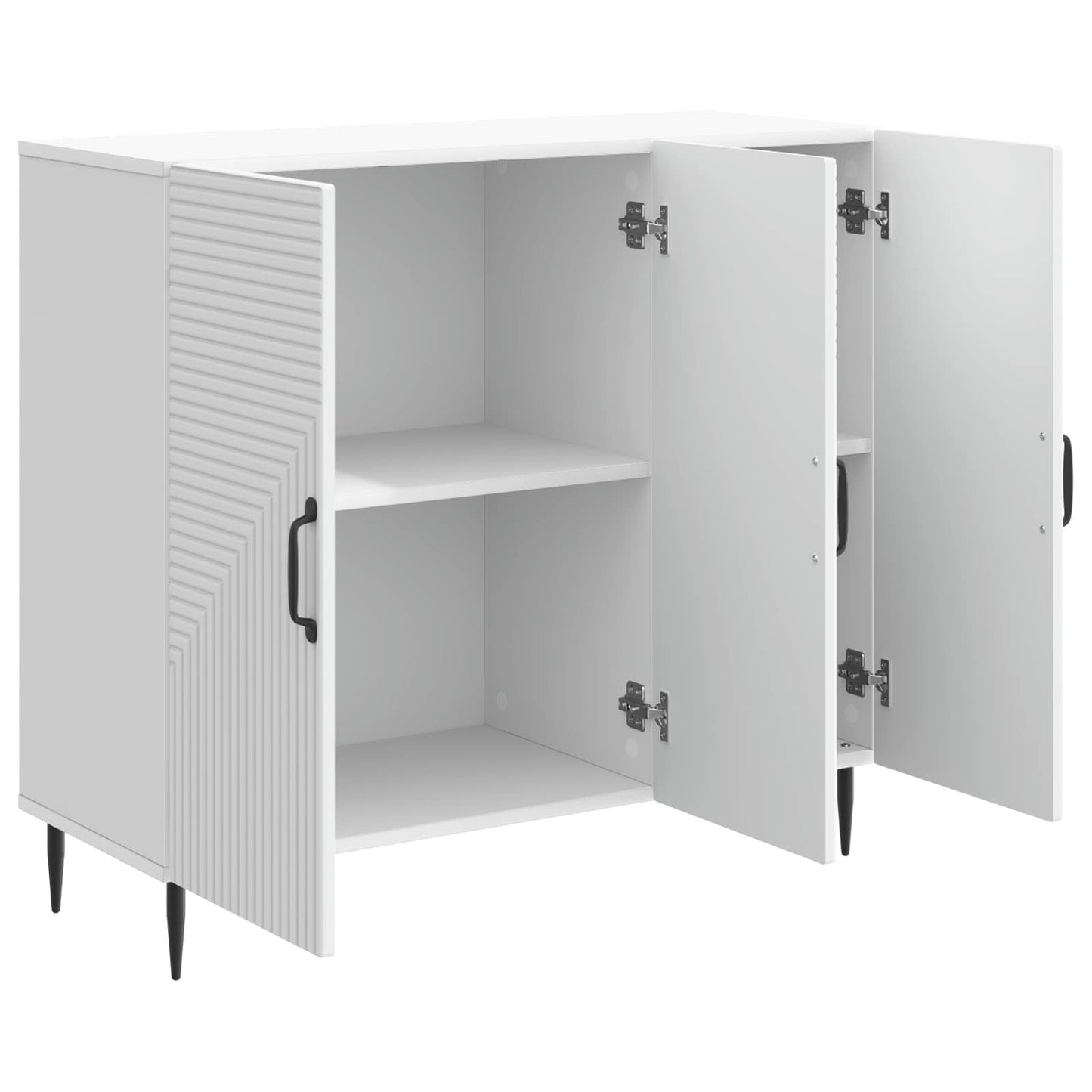Serviesskap Hvit 89 x 34,5 x 80 cm Konstruert tre