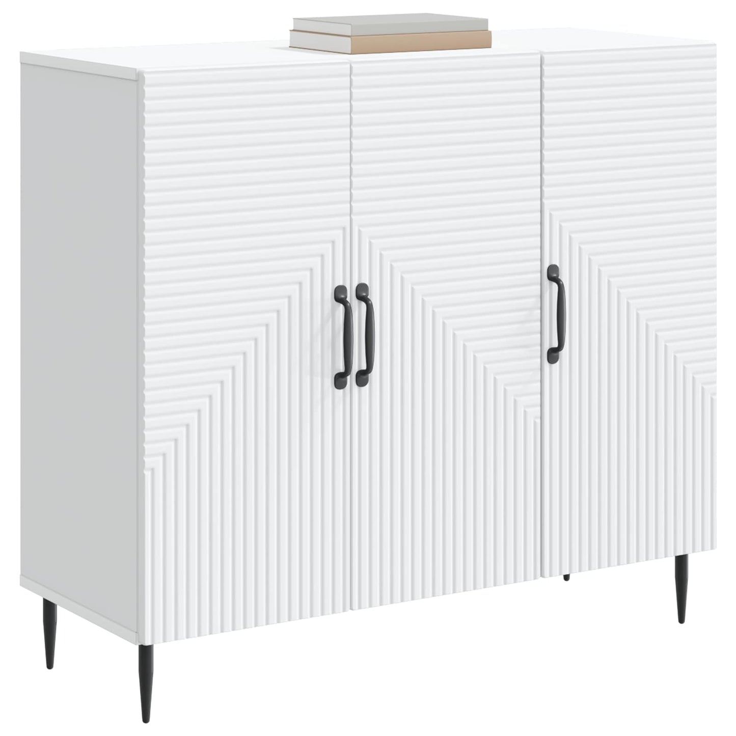 Serviesskap Hvit 89 x 34,5 x 80 cm Konstruert tre