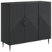 Serviesskap Svart 89 x 34,5 x 80 cm Konstruert tre