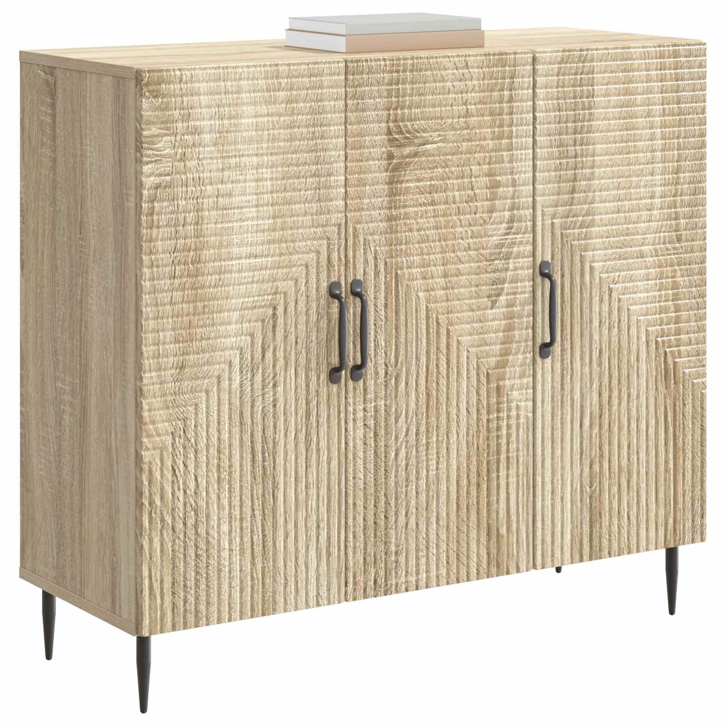 Serviesskap Sonoma eik 89 x 34,5 x 80 cm Konstruert tre