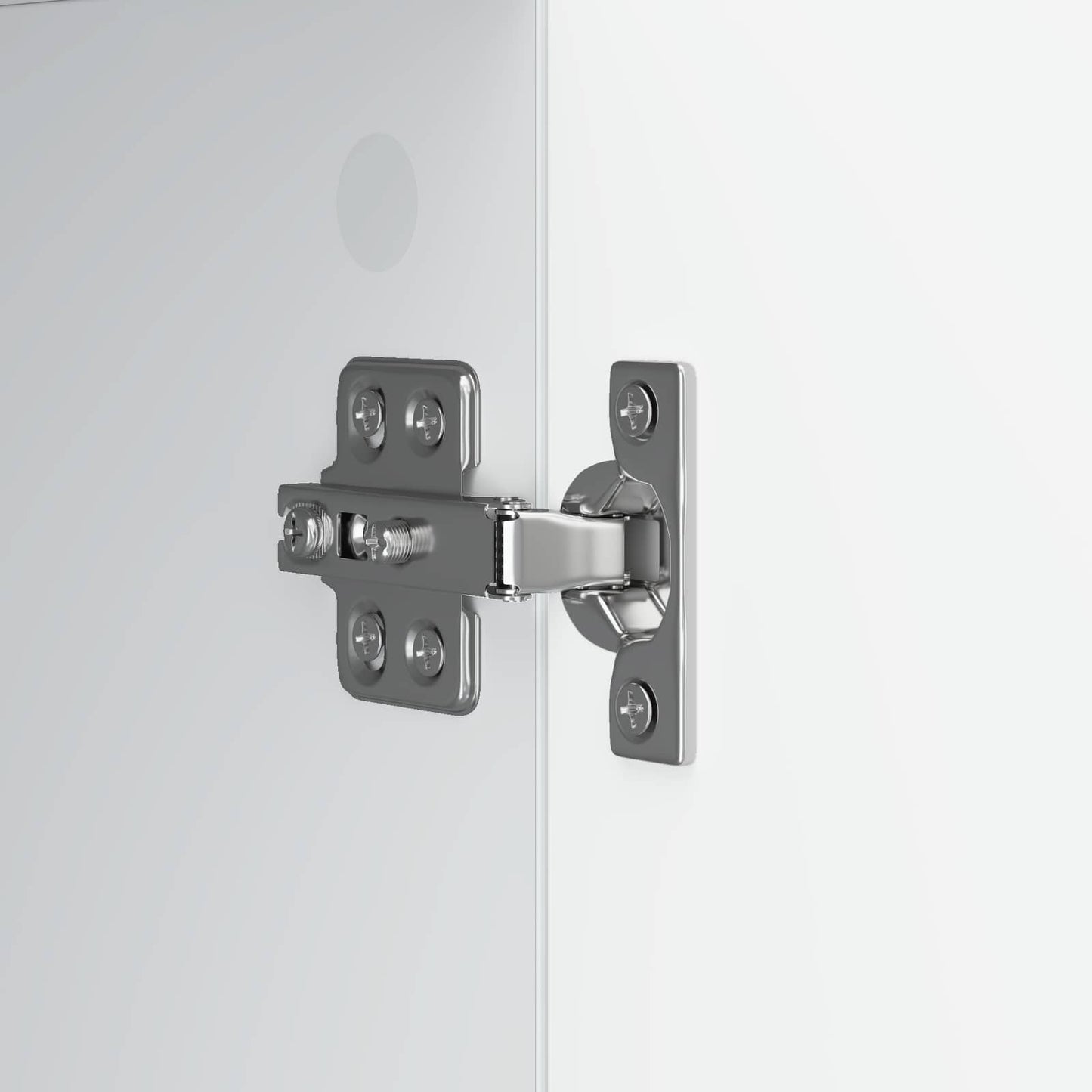 Serviesskap Høgglans hvit 89 x 34,5 x 80 cm Konstruert tre