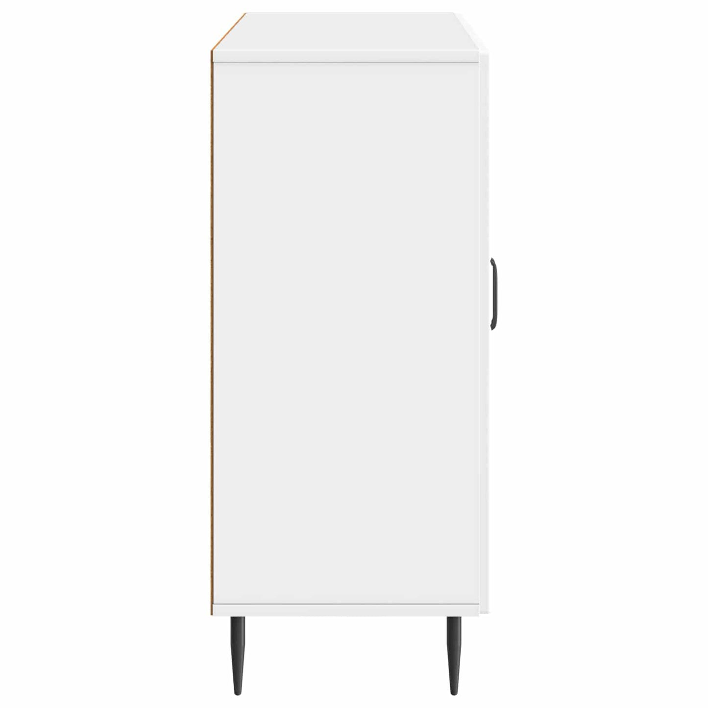 Serviesskap Høgglans hvit 89 x 34,5 x 80 cm Konstruert tre